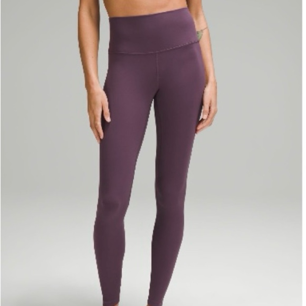 Purple Lulu lemon align pant 28”